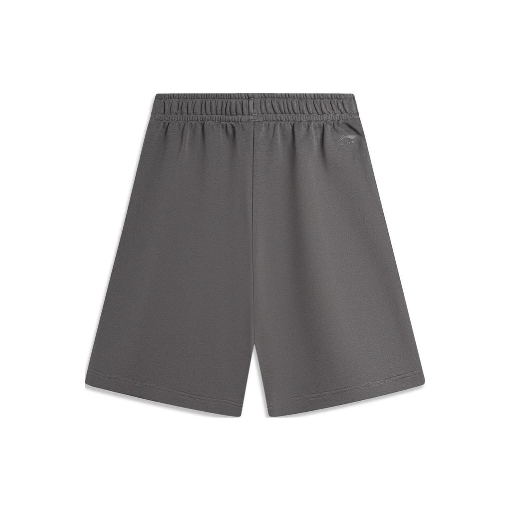 Li Ning Sports Life Collection Casual Shorts Men's Obsidian Gray AKSU685-7