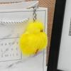 Creative And Cute Chicken Plush Car Keychain Pendant Women'S Bag Pendant Cut Keychain Best Friend Gift