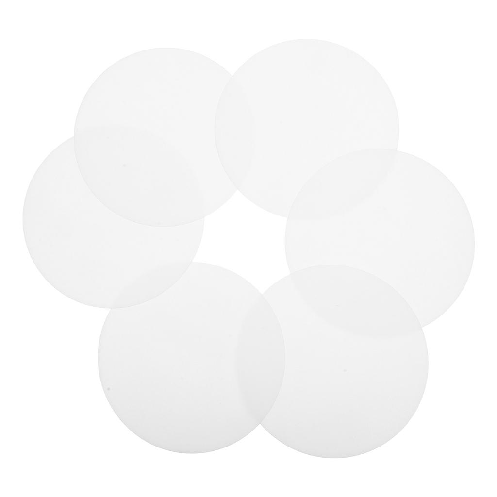 6Pcs LED Downlight Diffusion Plates Anti-Dazzling Plastic Cover Round Recessed Light Diffuser Replacement Lamp Shade