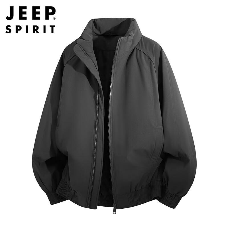 JEEP SPIRIT Men's Hooded Padded Bomber Jacket