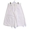 COMMEdesGARCONS JUNYA WATANABE XF-S010 AD2020 Wrap Skirt Denim Long Cut-off Skirt XS whiteUsed