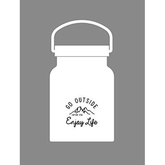 Captain Stag Food Pot Container Water Bottle Double Stainless Steel Vacuum Insulated Heat Retention Cold HD 400ml Monte