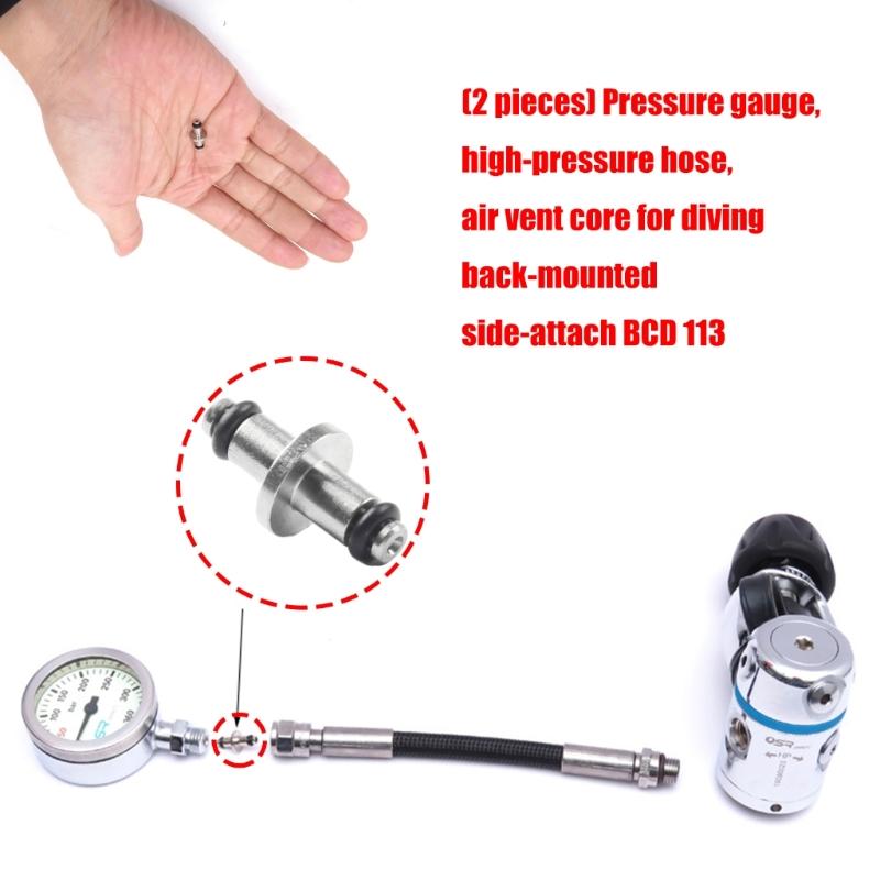 2-pack Tung typ Dyksylar Roterande koppling Professionella svivelspolar för dykutrustning