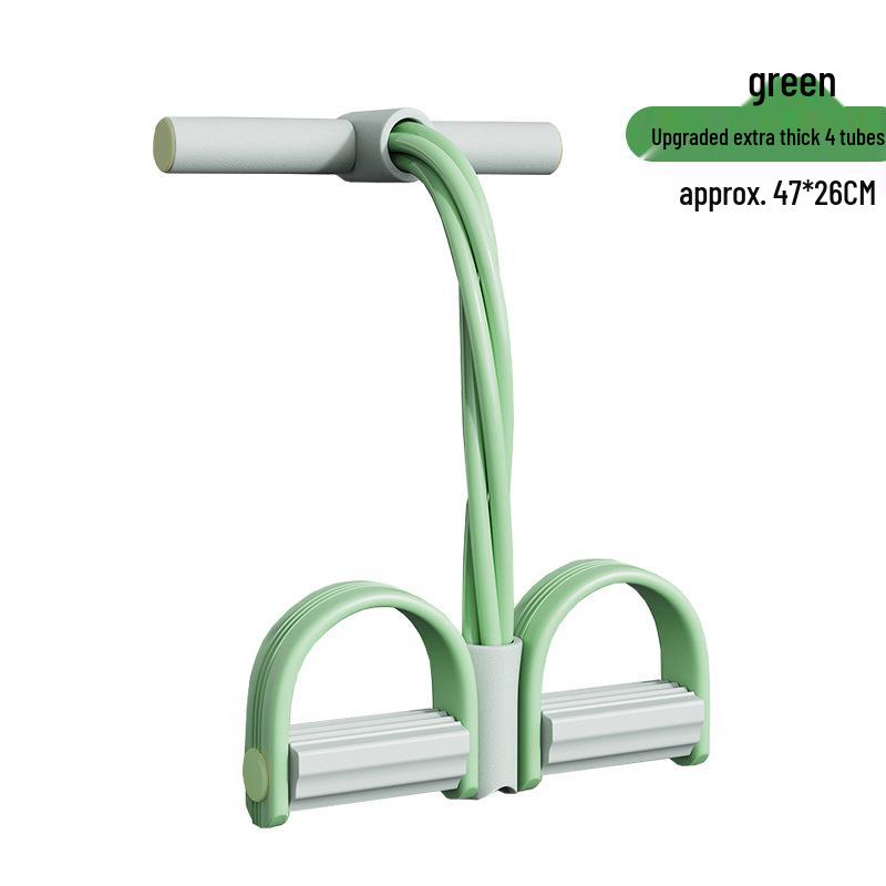 Multifunctional Fitness Foot Pedal with 6 Resistance Bands for Sit-ups, Belly Toning, and Arm Exercises