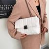 IELGY Vintage Lock Rhombus Chain Bag Women's One Shoulder Messenger Bag