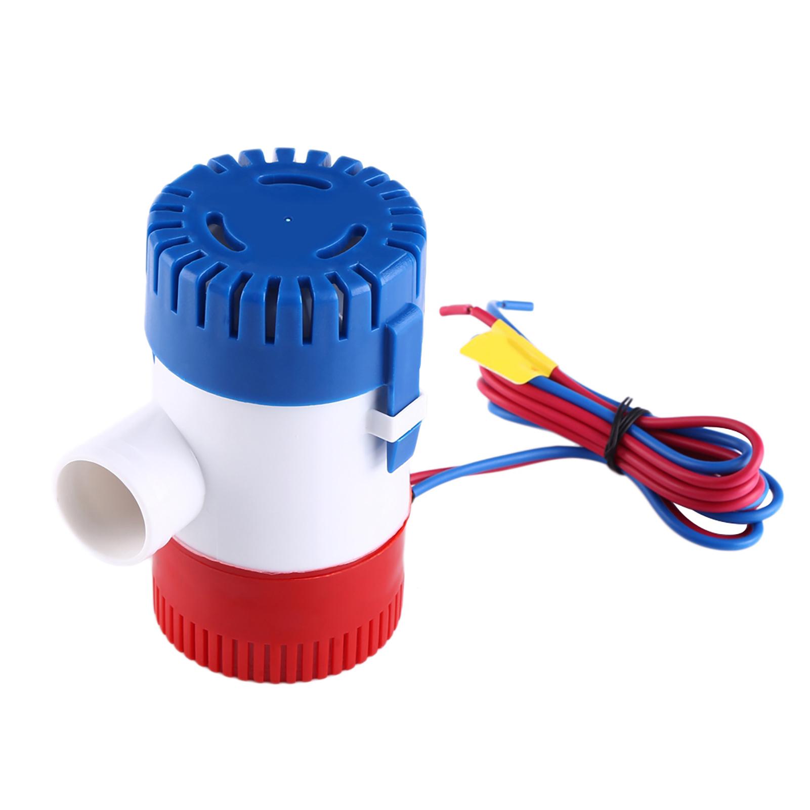 Igeteck 12V 3.8A 1100 Gph Electric Marine Water Bilge Pump Submersible For Yacht Boat