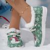 Fashion Winter Warm Snow Boots for Women Christmas Present Short Plush Winter Boots Woman Fashion Lace Up Shoes for Women Women Boots