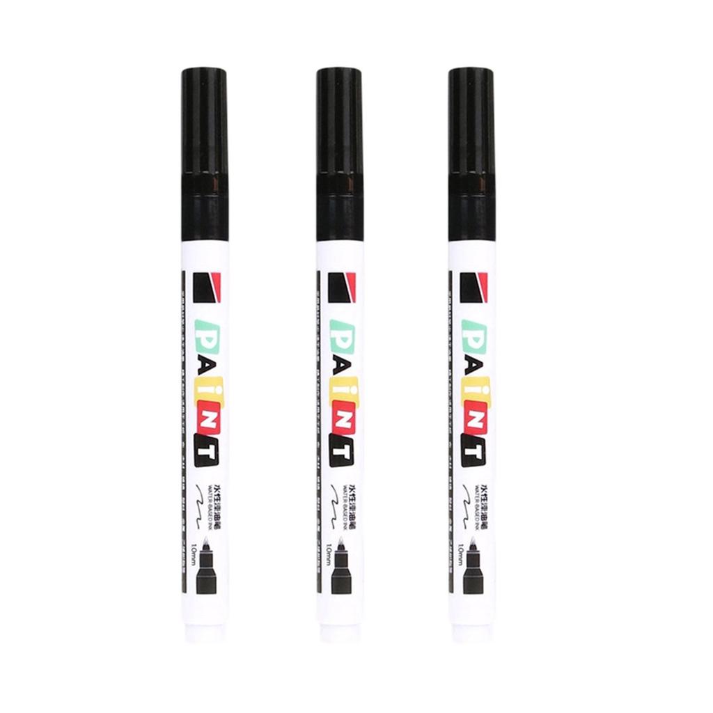 3Pcs Monument Paint Pen Sunproof Waterproof Stone Marker Pen For Writing Coloring On Tombstones Gravestone Restoration