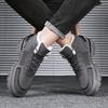 Fashion Men Boots Men's Winter Shoes Fashion Snow Boots Shoes Plus Size Winter Sneakers Ankle Men Shoes Winter Boots Black Blue Footwear