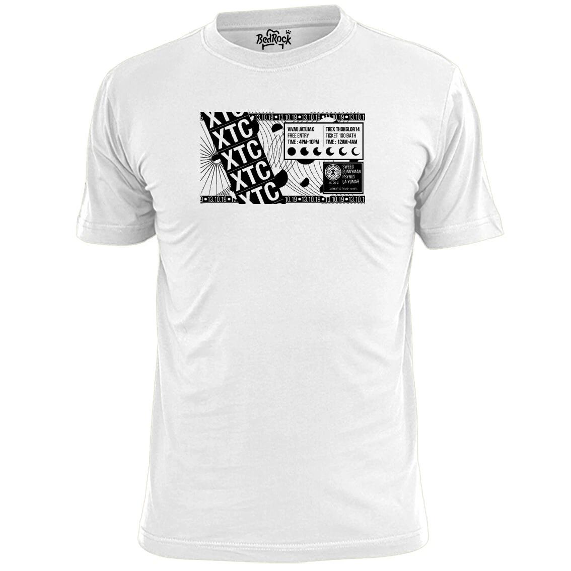 Mens Xtc Bath Inspired Punk Gig T shirt Ruts Damned Pistols Buzzcocks XL