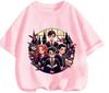 Trendy Cartoon Harry Potter Pattern Tee Summer Casual Crew Neck Children Daily Wearing Apparel