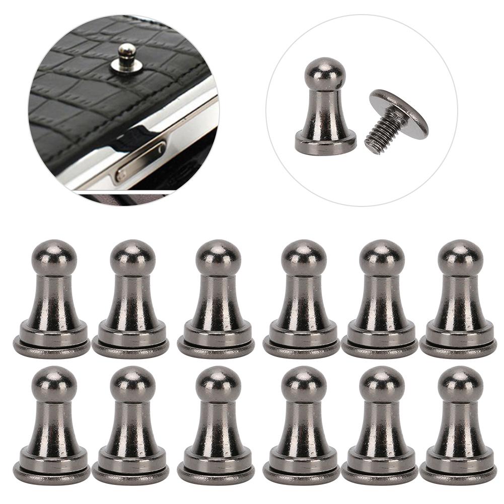 Round Head Rivet Button Screw Back Studs Handbag Leather Craft DIY Decoration Accessories