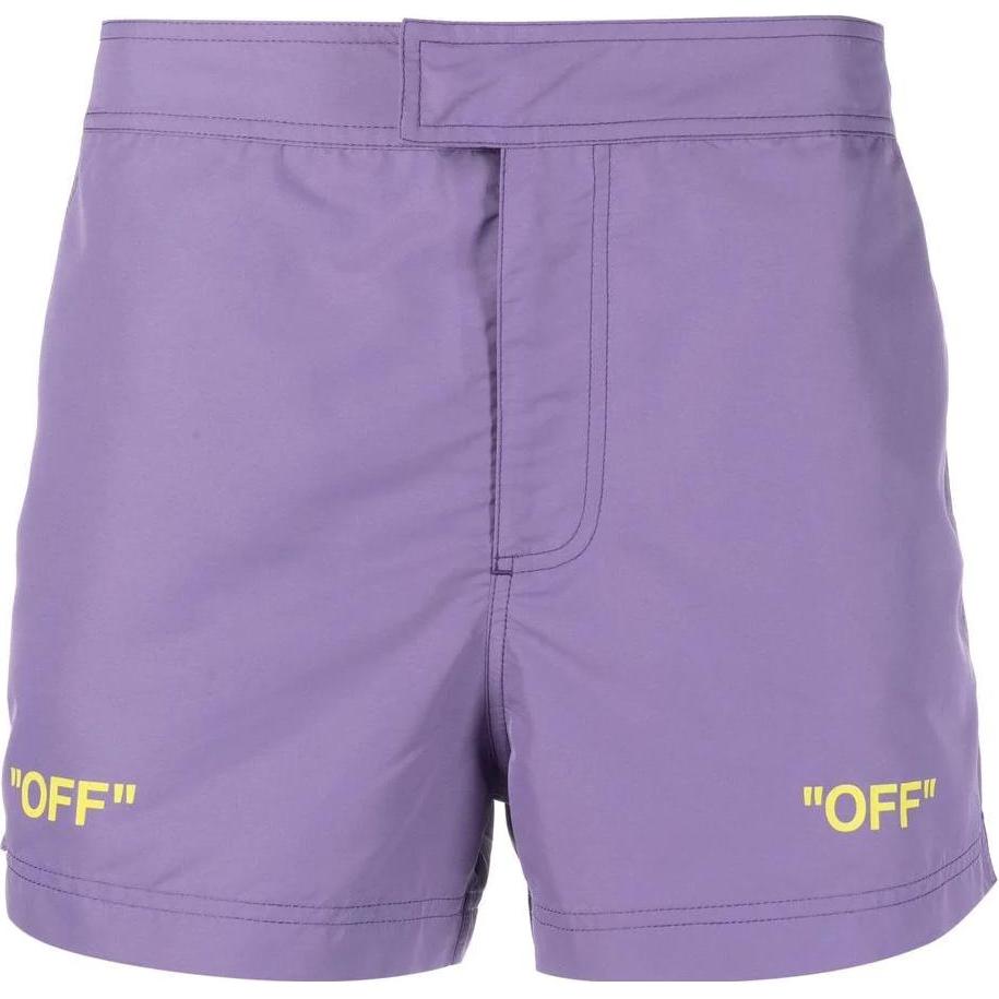 

Off-White Off Quote Sunrise Swimshorts Dusty Purple Men Swimwear OMFD002S23FAB0013850 L