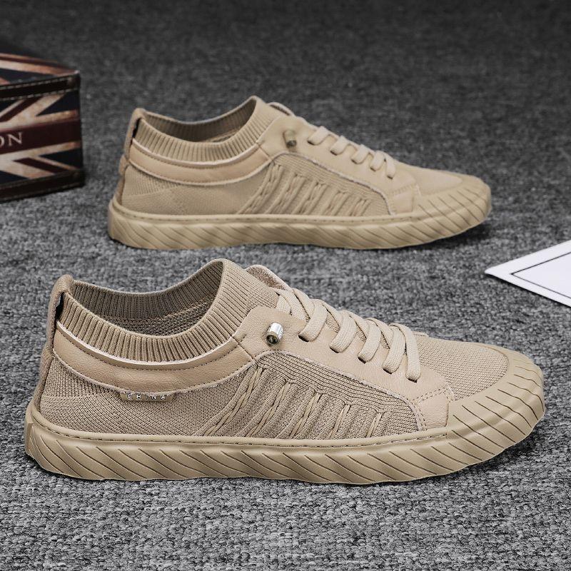Summer Breathable Canvas Shoes Men Construction Site Work All Match Non-Slip Sports Casual Shoes Sneakers M1066