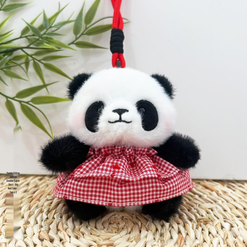 

Panda Pendant in Skirt - Plush Toy Keychain Charm Accessories