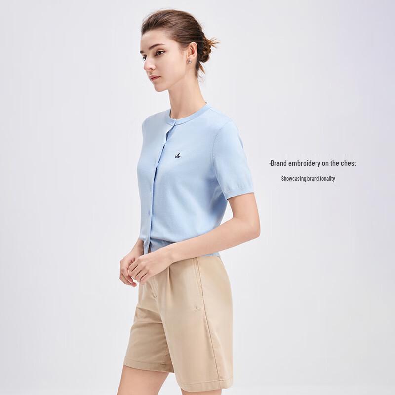 Navigare Women's Short Sleeve Knit Cardigan