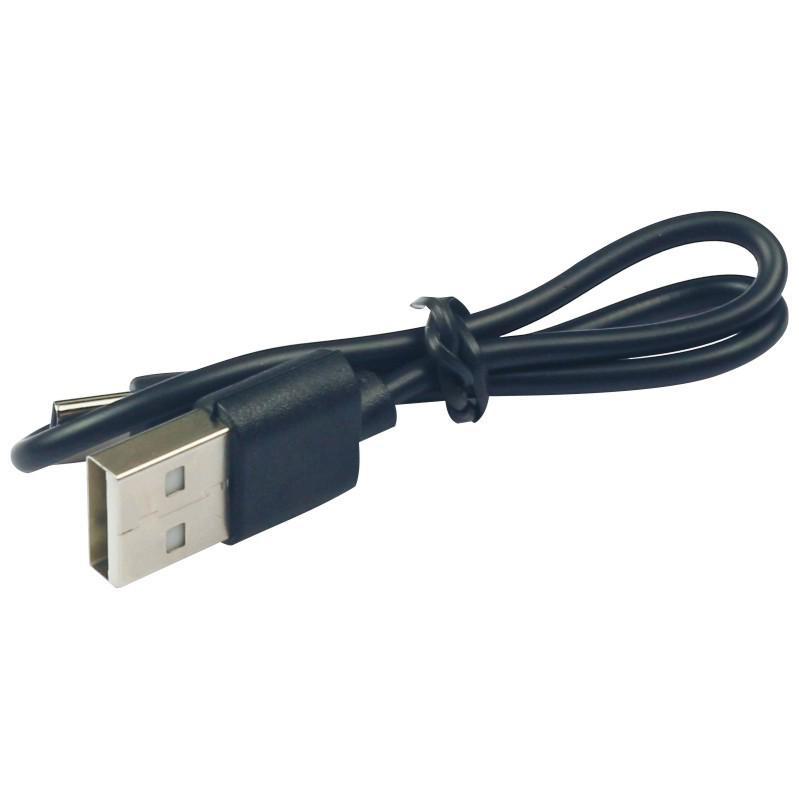 

Зарядный кабель USB Type-C с медным кабелем 2A, 1 м, двухжильный, полностью протестирован, совместим с грелками для рук 30cm чёрный