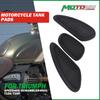 For Triumph Speed 400 Scrambler 400X T120/T100 3PCS Motorcycle Rubber Tank Knee Pads Upper Pad Sticker Protect Knee Grip Decal