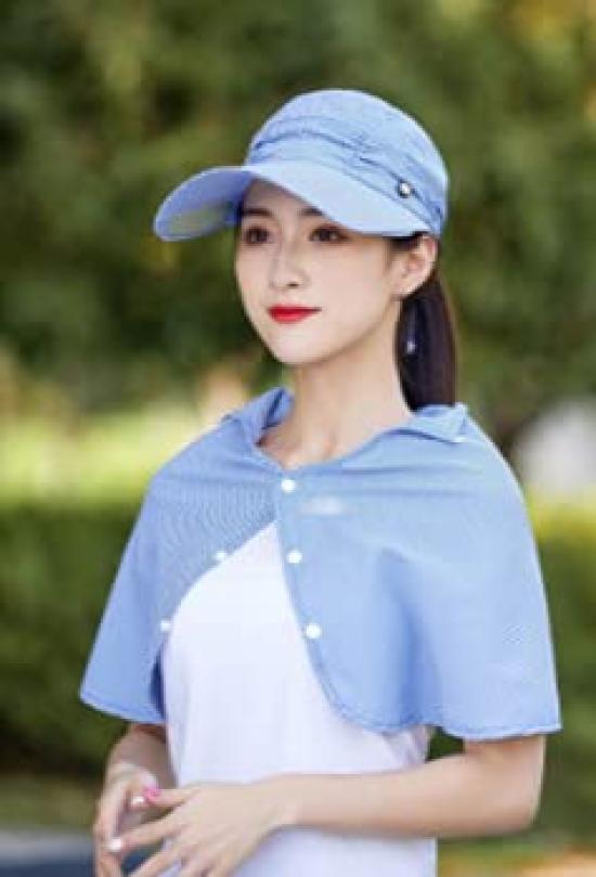Sun Work Hat for UV Protection Summer UV Covers Wide Sun Outdoor Sunburn Insect Heatstroke Stylish [LYING] Hat, Farmers, Women's Cap, Hat, Protection,