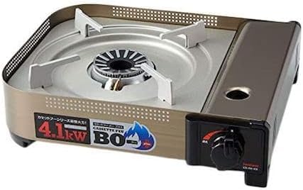 Iwatani Cassette Cooktop, BO-Plus, Hairline Silver, Disaster Prevention, Made in Japan, CB-AH-41F