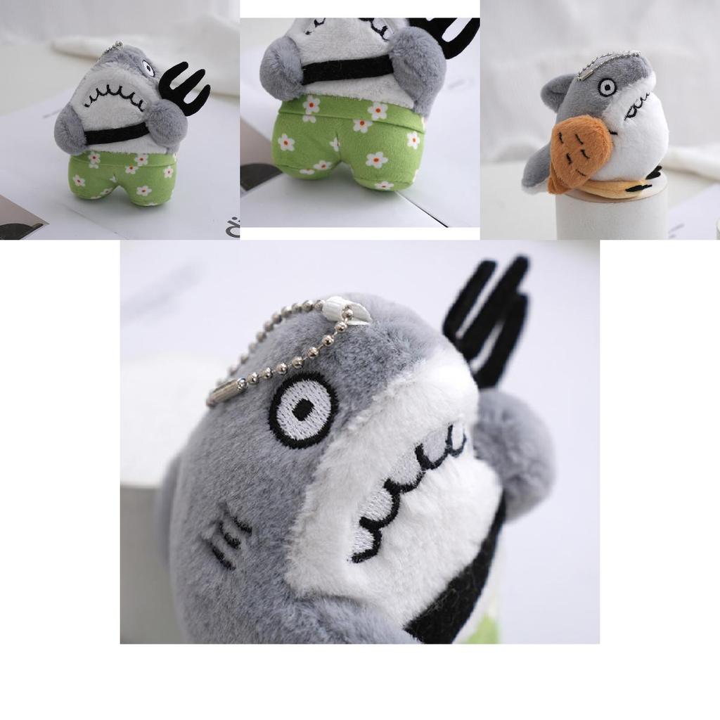 Cute Shark Plush Toy Pendant Keychain Creative Bag Decoration