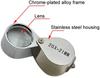 10X / 20X / 30X Jeweler Loupe Glass Loupe Metal Round Body Jewelers Eye Loupe Magnifier Magnifying 21mm