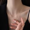 French Vintage Baroque Pearl Necklace Summer Niche Premium Sense Clavicle Chain Light Luxury Versatile Necklace Women