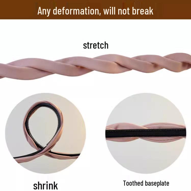 2024 Korean Style Braided Headband: High-End, Versatile Hair Accessory for Washing Face or Going Out