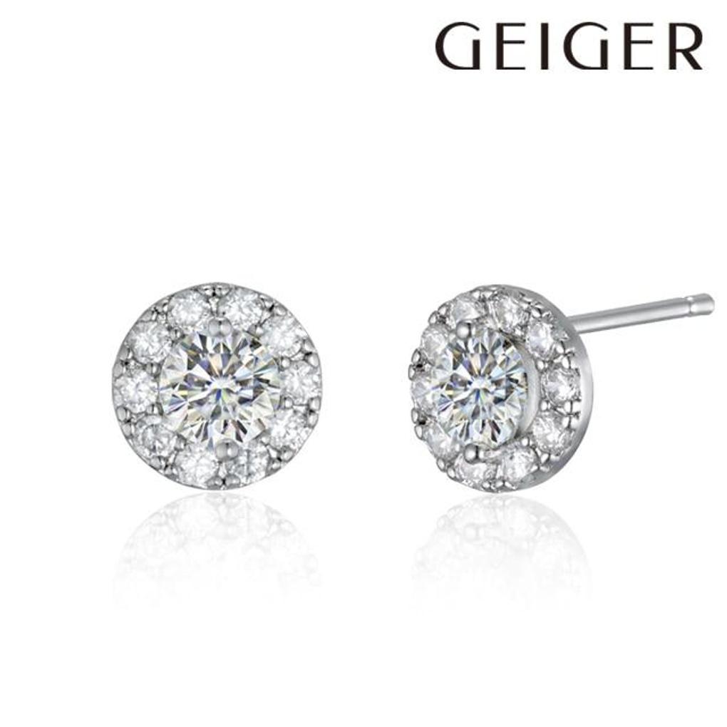 Moissanite Classic Silver Earrings GISVEE121