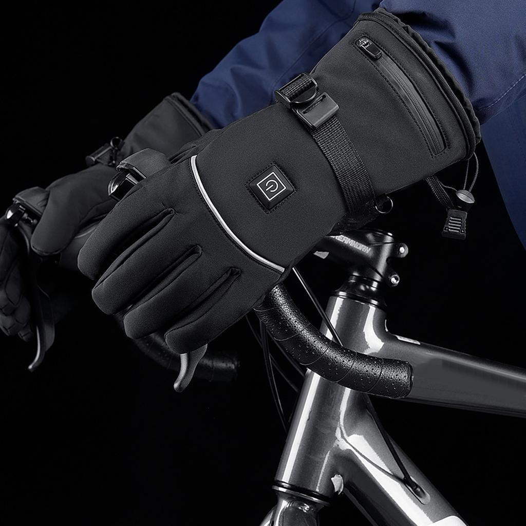 Heizhandschuhe für Männer und Frauen, Winter-Handwärmer, wasserdicht, Touchscreen-Handschuh, Guantes für Outdoor-Rennen, Fahrrad, Ski, Thermohandschuhe