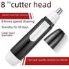 Electric Nose & Eyebrow Trimmer - Compact Shaving Device and Scissors for Nose Hair Grooming