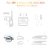 For BMW 1 Series F20 2012-2016 Interior Central Control Panel Door Handle 5D Carbon Fiber Stickers Decals Car Styling Accessorie