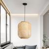 Elegant Bamboo Pendant Light Fixture for Home Decor