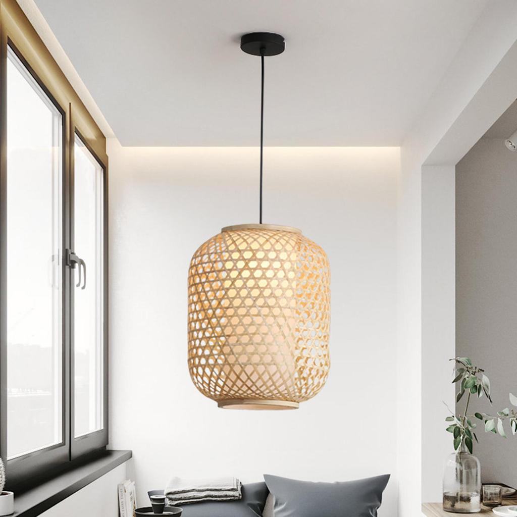 Elegant Bamboo Pendant Light Fixture for Home Decor