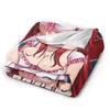 Rias Gremory Vintage High School DxD Blanket  Fleece Novelty Breathable Throw Blankets for Chair Covering Sofa  Winter,