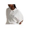 Polo Ralph Lauren Loose Fit Ribbed Embroidered Pony Polo Shirt Women Tops 211A96270-001