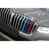 Fit For BMW 7 Series 2016- M-Color Front Center Mesh Grille Grill Strip Trim