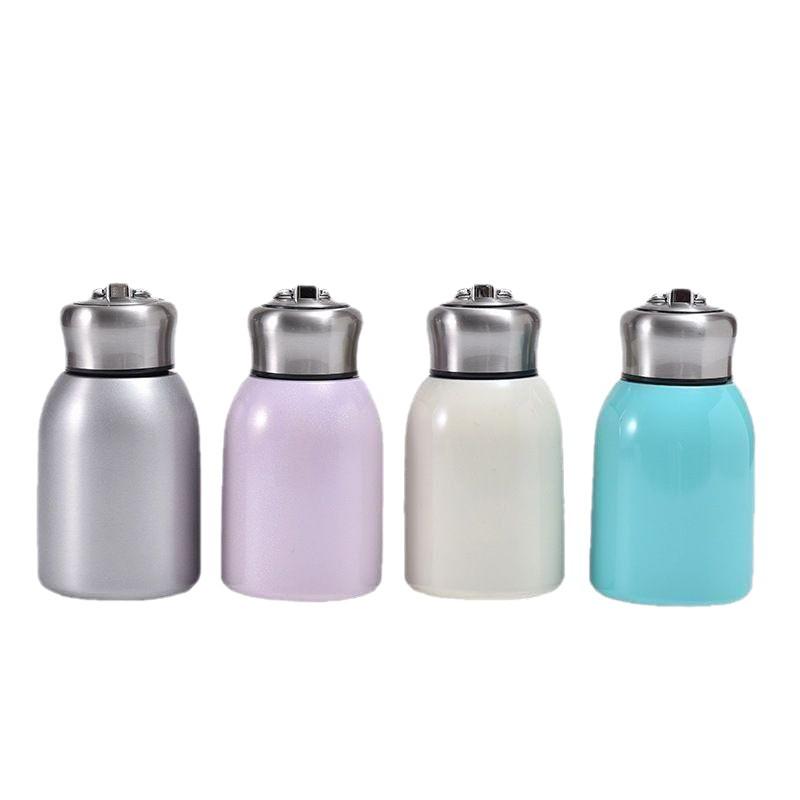 New Guofeng Chubby Insulated Mug with Handle - Portable Outdoor Pocket Cup