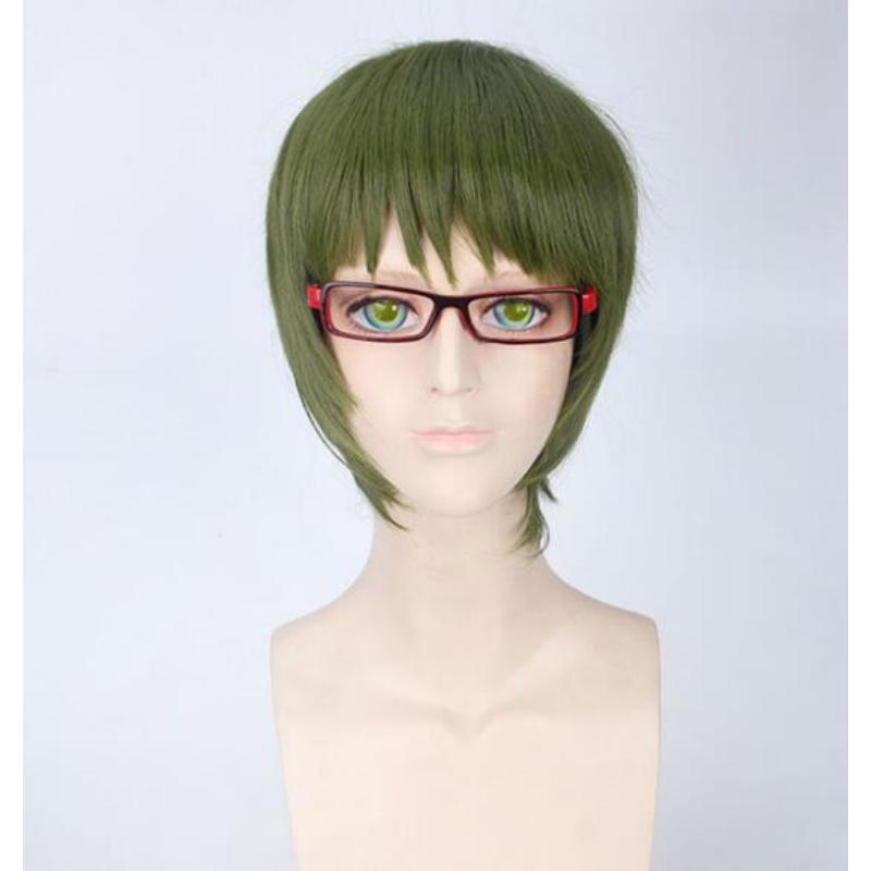 30CM kurze Perücke Anime kostenlos! Ryugazaki Rei Cosplay Kostüm Hitzebeständige Kunsthaar Männer Frauen Perücken ( Keine Brille )