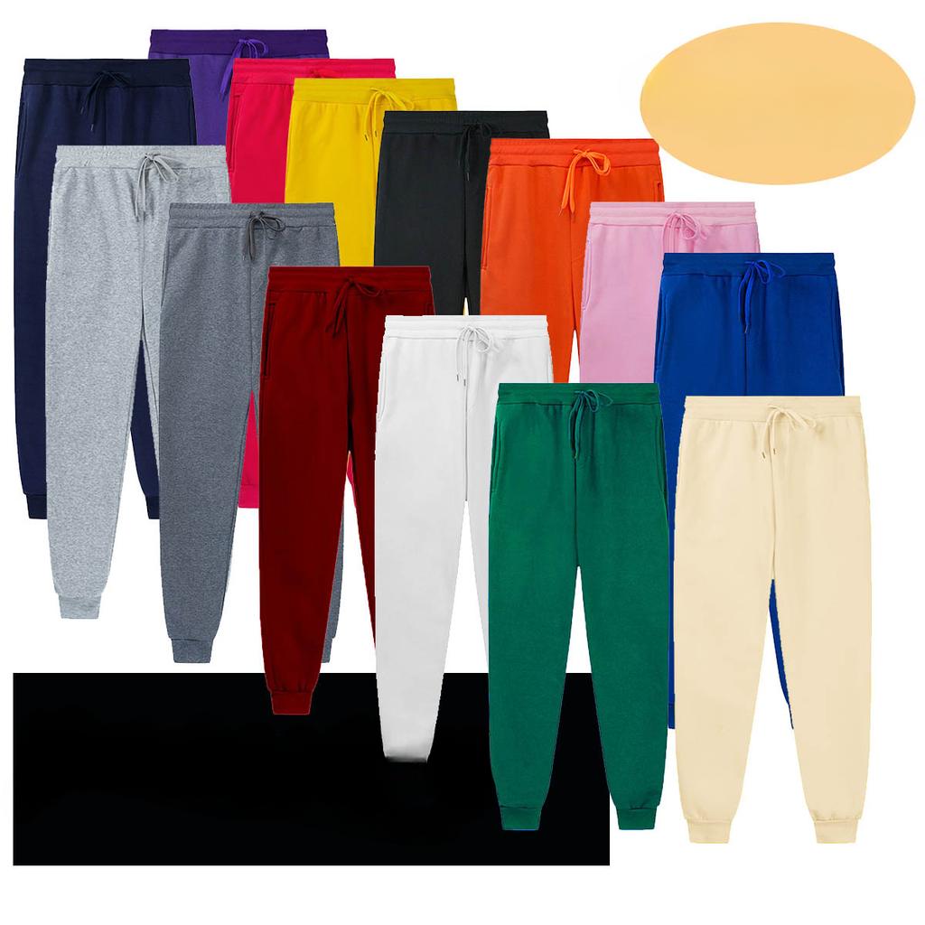Unisex Sports Pants Casual Pants Running Fitness Pants Autumn Winter Fleece Sanitary Pants Wholesale