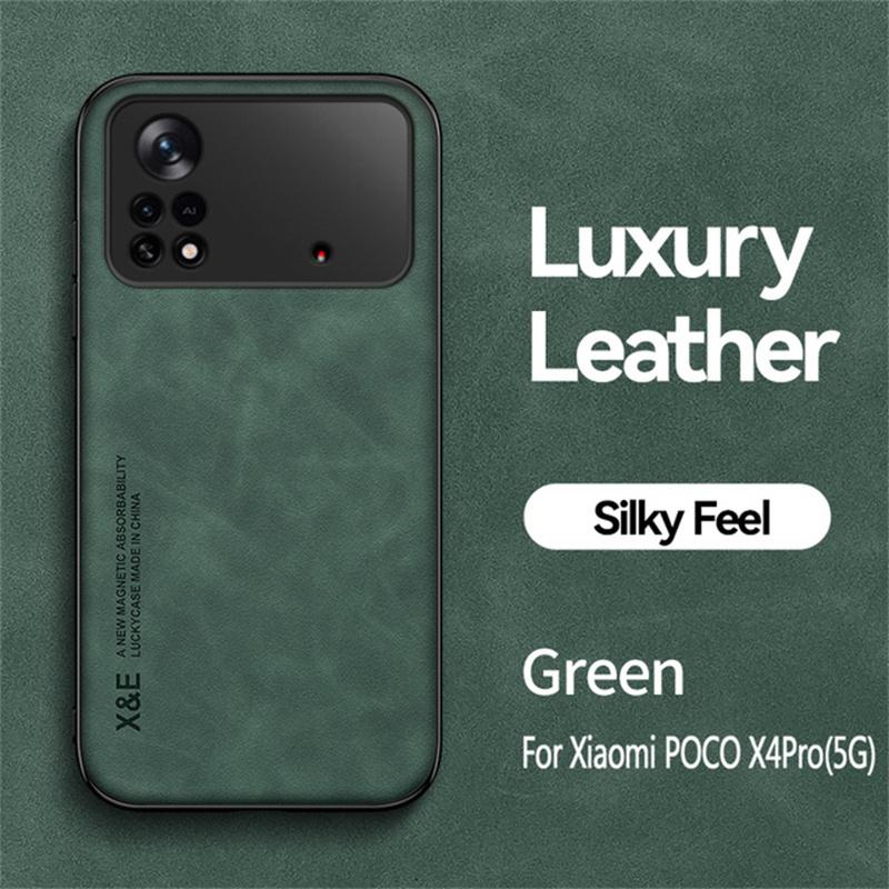 For Xiaomi Poco M4 Pro 4G Leather Magnetic Shockproof Phone Case For Poco Poko Pocco Little M4Pro M 4 Pro 4Pro M4 Pro Back Cover