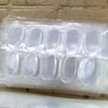 U-Shaped Silicone Height Boost Pads: Transparent, Anti-Slip, Shock-Absorbing Heel Insoles for Sports