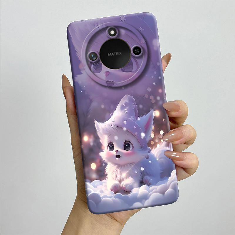 For Honor X9C Smart Phone Case X9cSmart Soft Silicone Funda Sweet Painted Fashion Cartoon Protective Capa Lovely Printing Cover