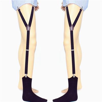 Men Lady T shirt Sock Suspender Stay Holder Elastic Garter Belt Non-slip Y Style
