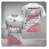 Sommer Unisex Sport Kurzarm T-Shirt Stilvolle Herren Padel Tennis T-Shirts Top Übergröße Locker Schnelltrocknend Rundhals T-Shirt