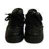 Prada 1E136N Triangle Logo, Triangle, Lace-up, Platform Sole Leather Downtown Sneakers Black Leather Women Used