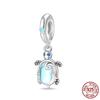 Fit Charms Fororiginal Bracelets Animal Series Flower Rabbit Holding Heart 100%Copper Jewelry Making For Women Gift
