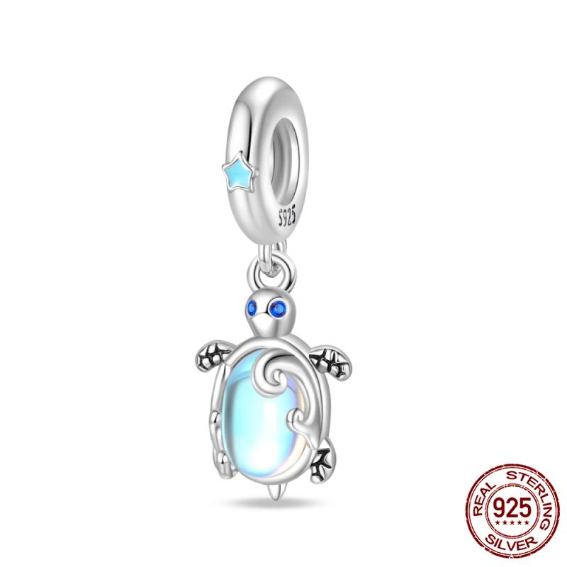 Fit Charms Fororiginal Bracelets Animal Series Flower Rabbit Holding Heart 100%Copper Jewelry Making For Women Gift
