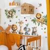 Decorative Stickers for The Bedroom and Dormitory Walls of The Little Animals In The Cartoon Forest