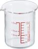 HARIO Heat-Resistant Glass Measuring Cup 100ml MJC-10-R-BK